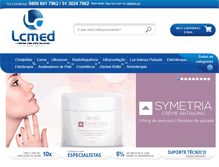 Tablet Screenshot of lcmed.com.br